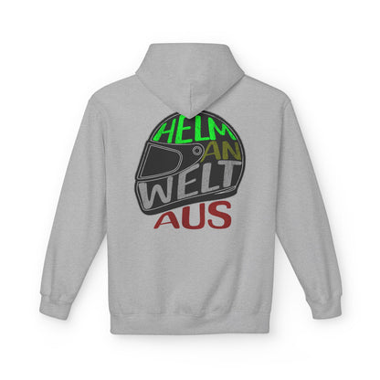 Hoodie - Helm an Welt aus