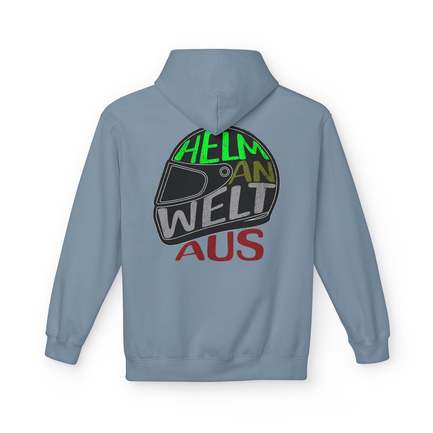 Hoodie - Helm an Welt aus