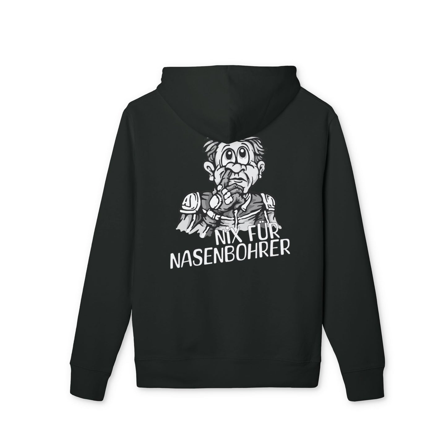 Premium Hoodie - Nix für Nasenbohrer Black&White