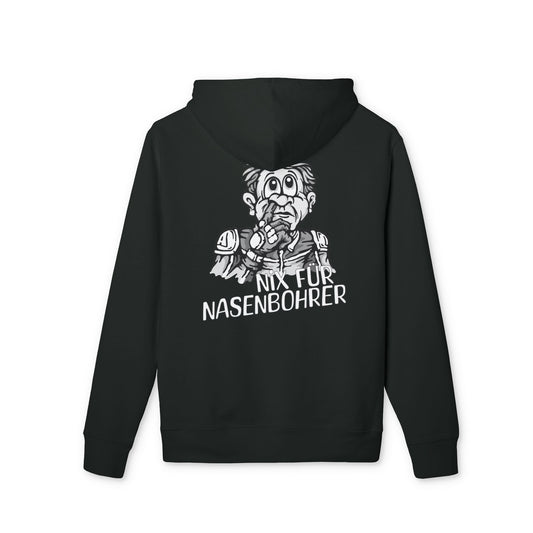 Premium Hoodie - Nix für Nasenbohrer Black&White