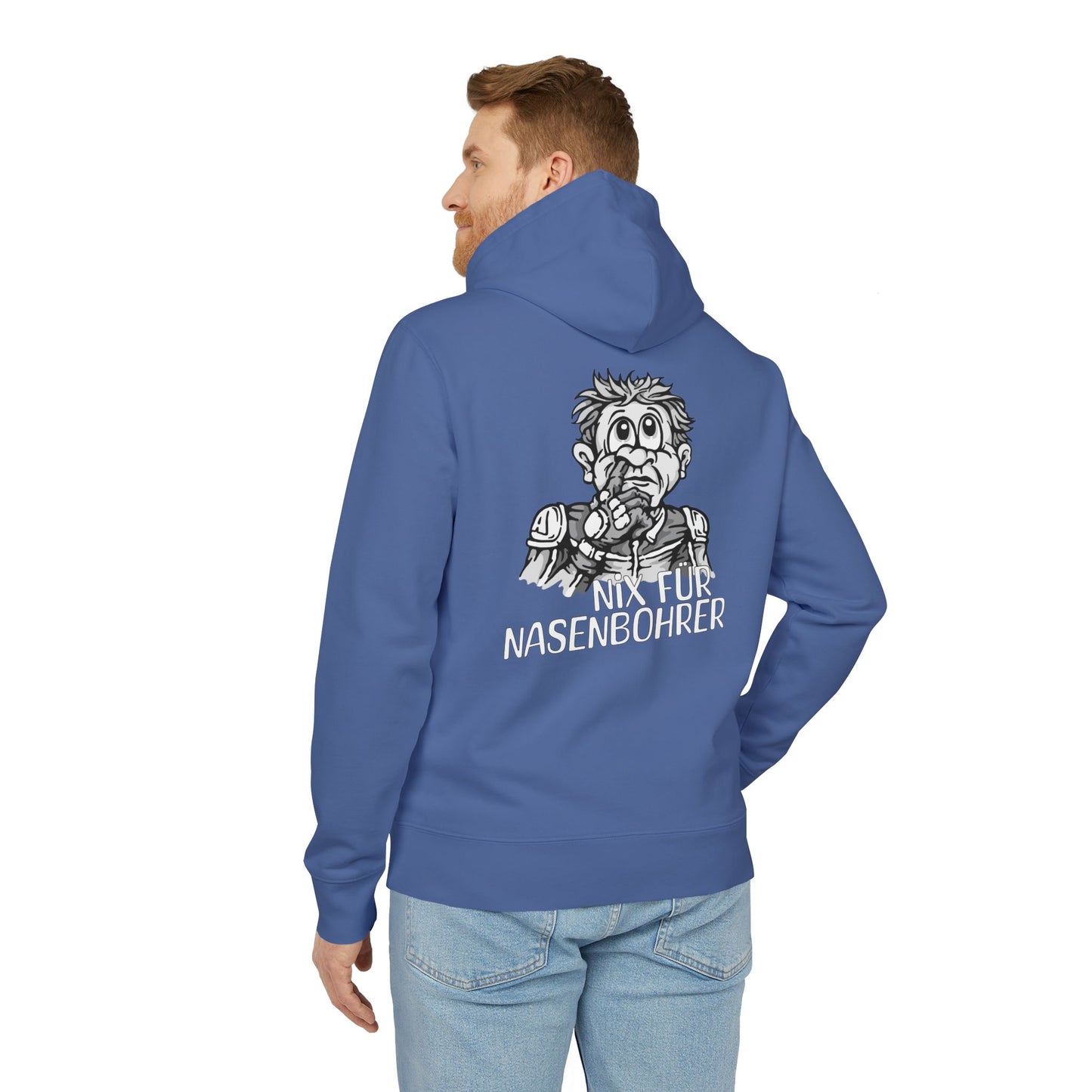 Premium Hoodie - Nix für Nasenbohrer Black&White