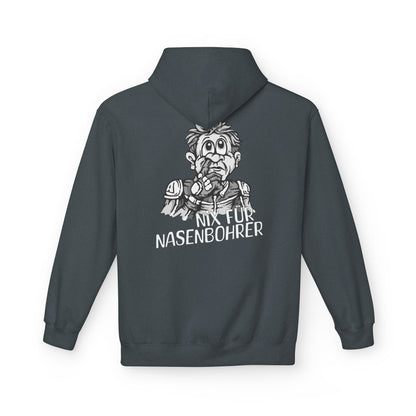 Hoodie - Nix Für Nasenbohrer Black & White