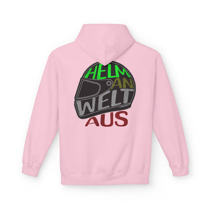 Hoodie - Helm an Welt aus