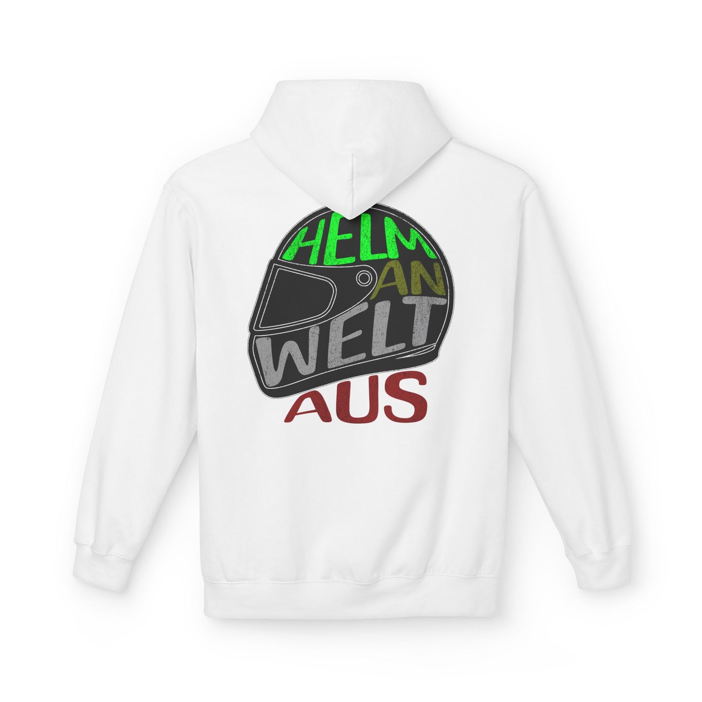 Hoodie - Helm an Welt aus