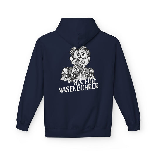 Hoodie - Nix Für Nasenbohrer Black & White