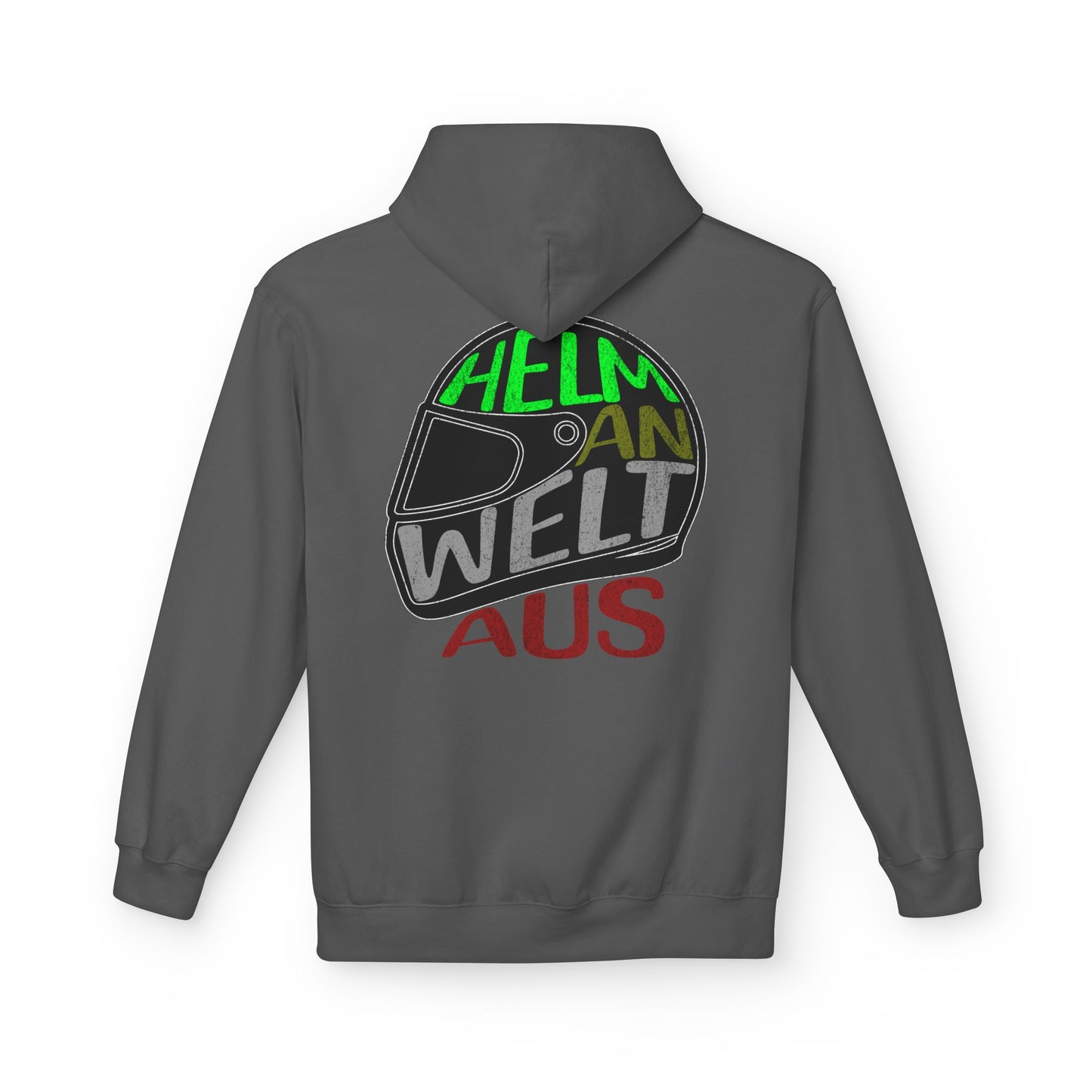 Hoodie - Helm an Welt aus
