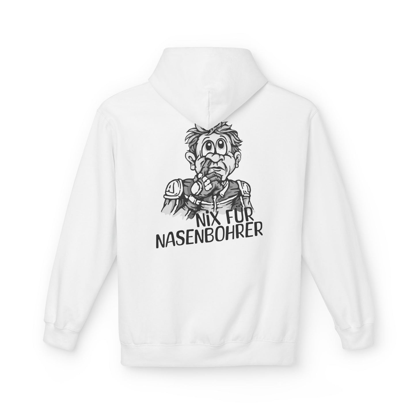Hoodie - Nix Für Nasenbohrer Black & White