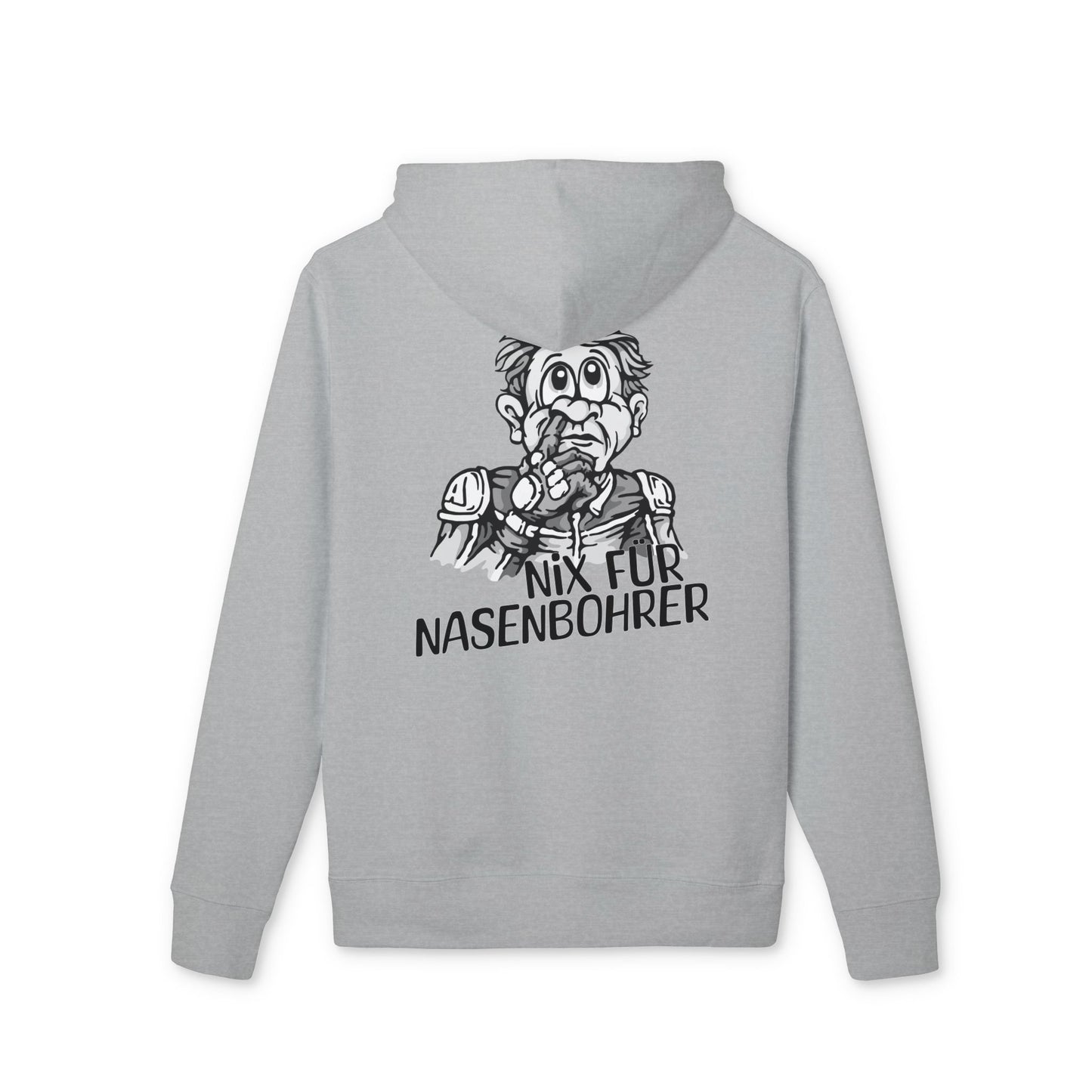 Premium Hoodie - Nix für Nasenbohrer Black&White