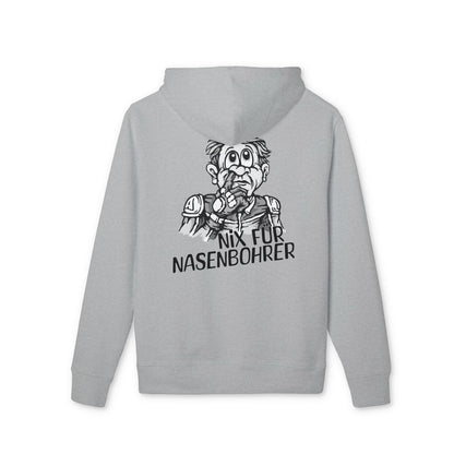 Premium Hoodie - Nix für Nasenbohrer Black&White