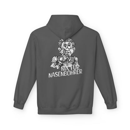 Hoodie - Nix Für Nasenbohrer Black & White