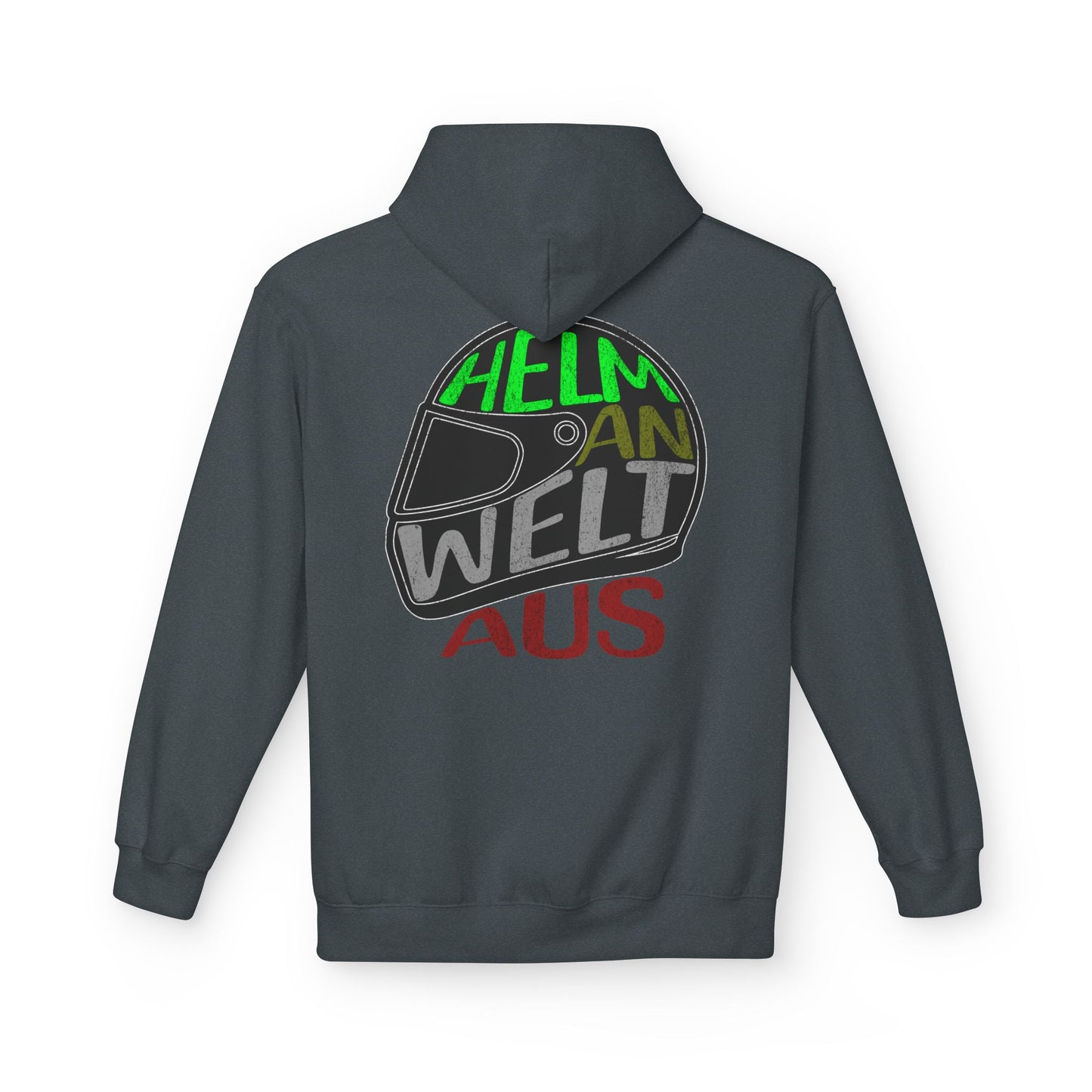 Hoodie - Helm an Welt aus