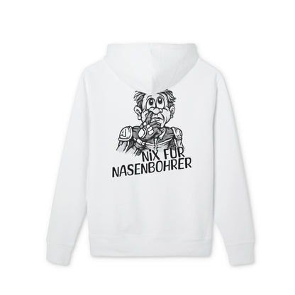Premium Hoodie - Nix für Nasenbohrer Black&White
