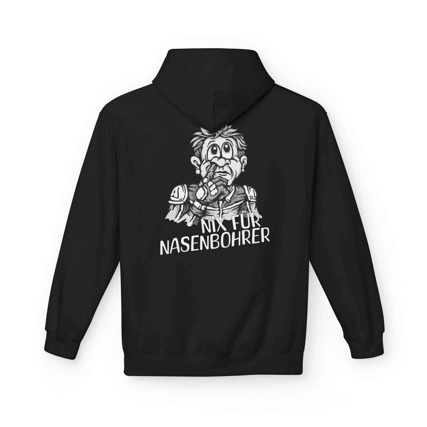 Hoodie - Nix Für Nasenbohrer Black & White